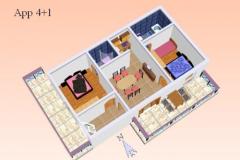 Apartmány Šapat mora Apartmán 2 - Smedji foto 1