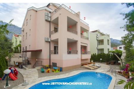 Apartmány Jelena i Bojka Baška Voda Chorvátsko