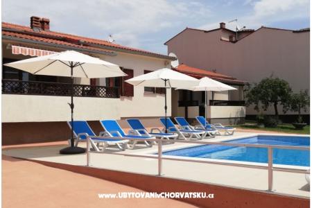 Apartmány Rudez - pool - jacuzzi  Fažana Chorvátsko