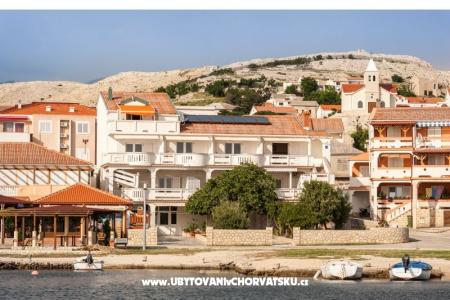 Apartmány Rajka ostrov Pag Chorvátsko
