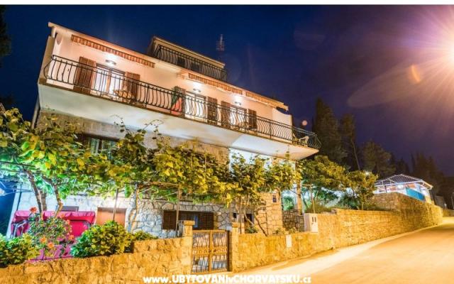 Apartmány Roso - ubytovanie ostrov Brač Chorvátsko