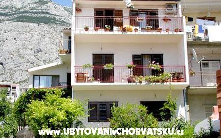 Apartmány Dragica - ubytovanie Makarska Chorvátsko