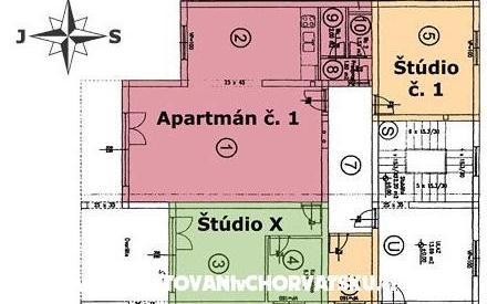 Apartmány Baracom - ubytovanie Omiš Chorvátsko