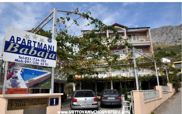 Apartmány Babaja - ubytovanie Omiš Chorvátsko