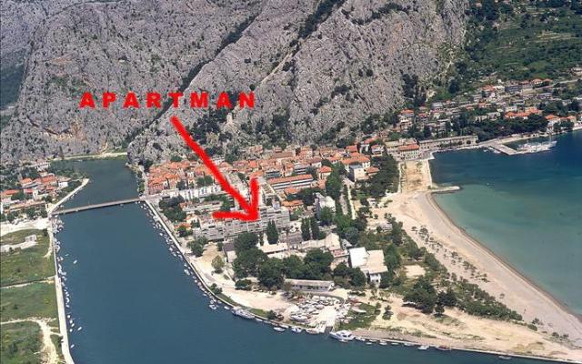 Dina Orlandini Apartmán - ubytovanie Omiš Chorvátsko