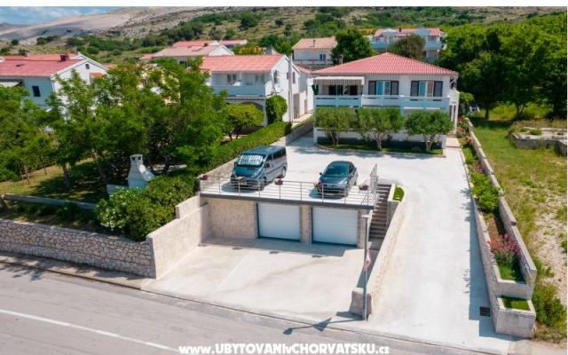 Apartmány Andreja - ubytovanie ostrov Pag Chorvátsko