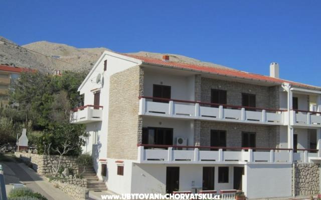 Apartmány Mediteran Pag - ubytovanie ostrov Pag Chorvátsko