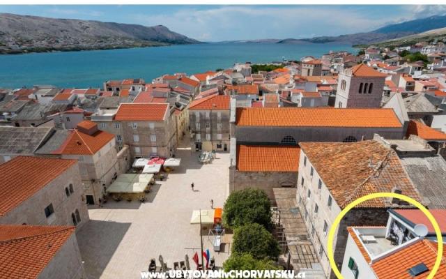 Apartmán Valentino  - ubytovanie ostrov Pag Chorvátsko