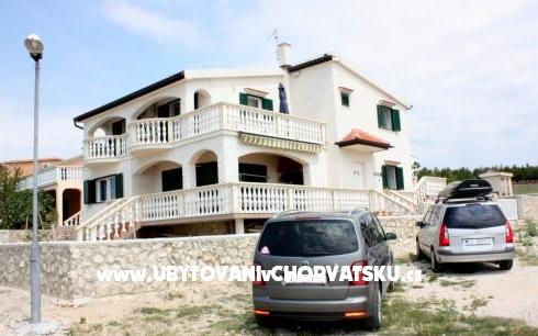 Apartmány Kovačić - Villa Mila - ubytovanie ostrov Pag Chorvátsko