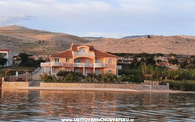 Villa Maestral - ubytovanie ostrov Pag Chorvátsko
