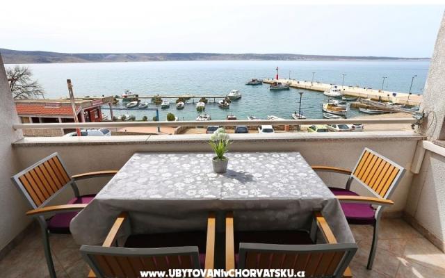Apartmány Tica - ubytovanie Starigrad Paklenica Chorvátsko
