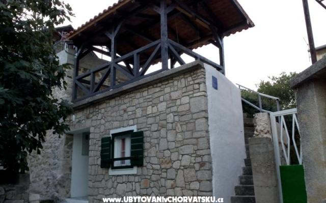 Apartmán - kamena kuća  Šparoga - ubytovanie Tisno Chorvátsko